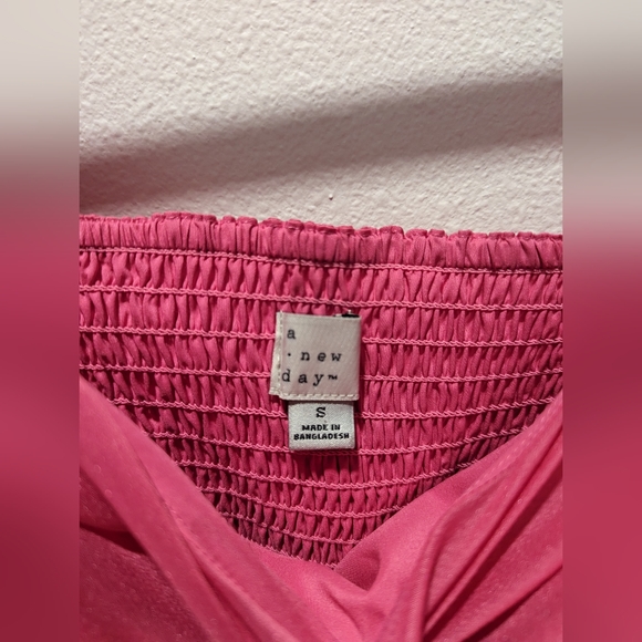 Pink puff sleeve dress - Picture 4 of 5